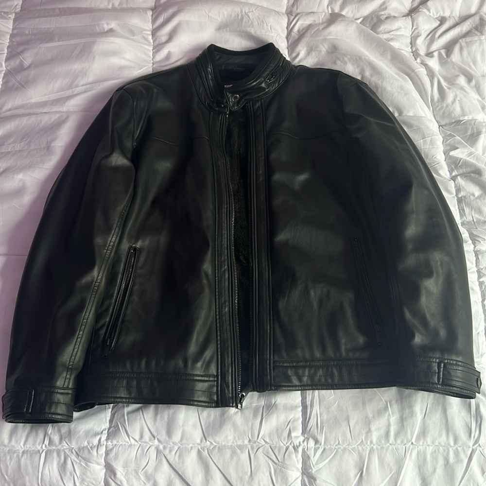 Karl Lagerfeld leather jacket